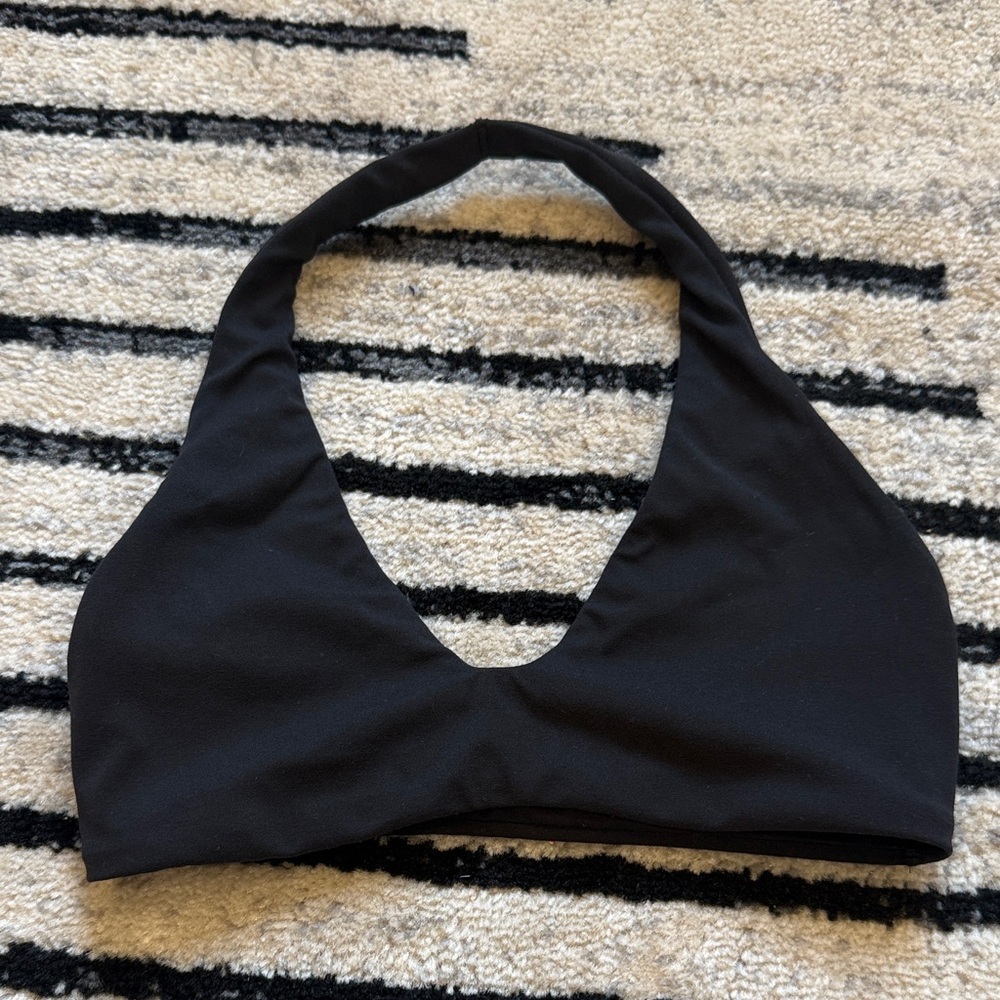 ONER Active SoftMotion™ Minimal Halter Neck Bralette - black